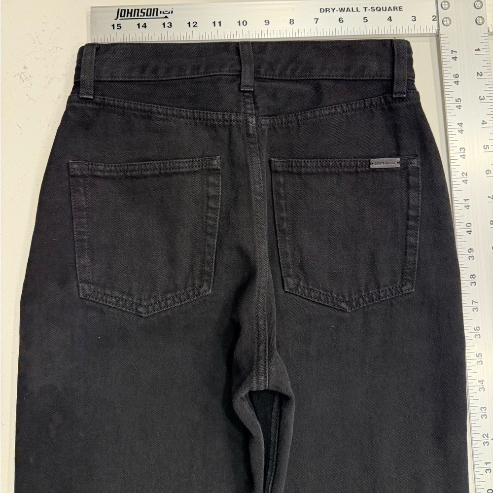 Saint Laurent Black straight jeans - Picture 10 of 16